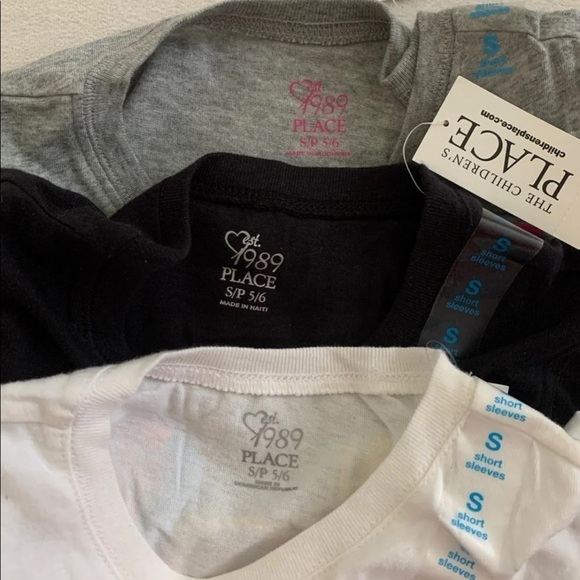 (NWT) The Children’s Place Girl's (3) T-Shirt Bundle, Size: 5/6 - Picture 8 of 9